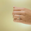 Förlovningsring Flinga, 0.33ct, vitt guld