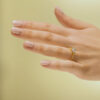 Förlovningsring Riverine, 1.00ct, gult guld