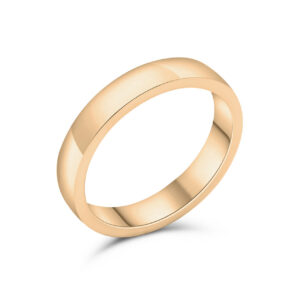 Släta ringar Vigselring Maple, 4 mm, rött guld