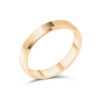 Vigselring Ripple, 4 mm, rött guld