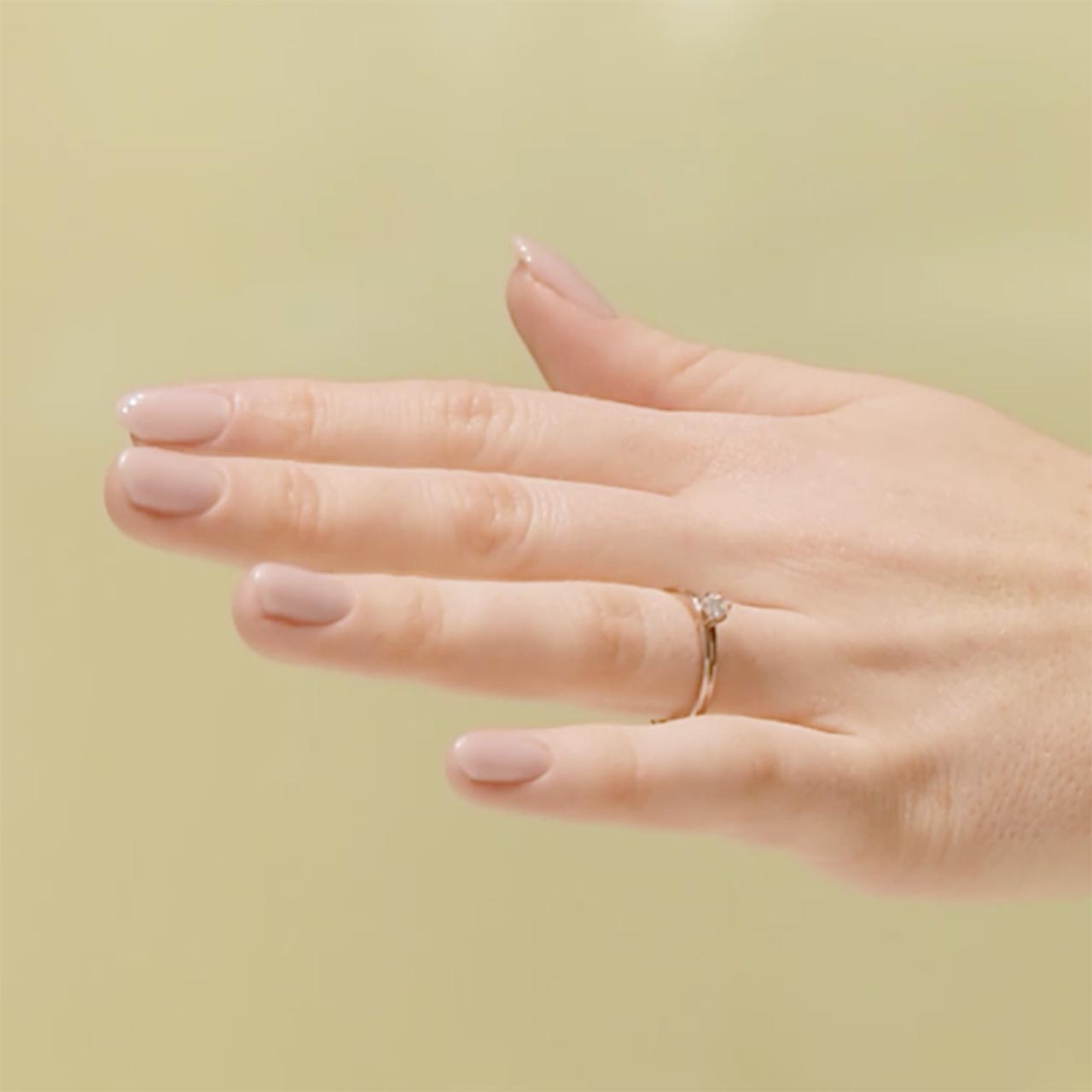 Förlovningsring Aries, 0.25ct, rött guld