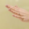 Alliansring Sylvie, vitt guld