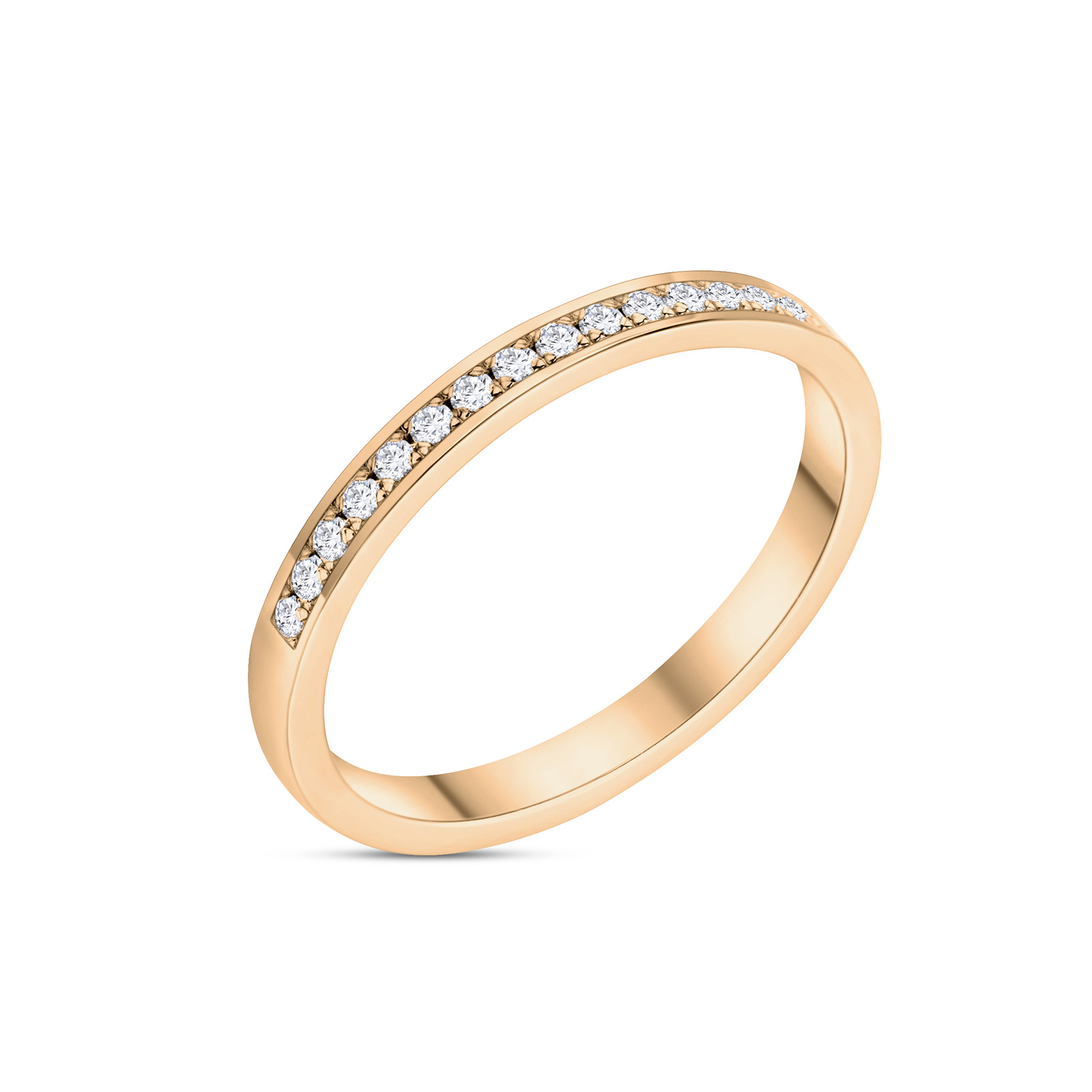 Alliansring Ray, 2,2 mm, rött guld