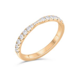 Vigselringar Alliansring Glint Skye, 2.2mm, 0.37ct, rött guld