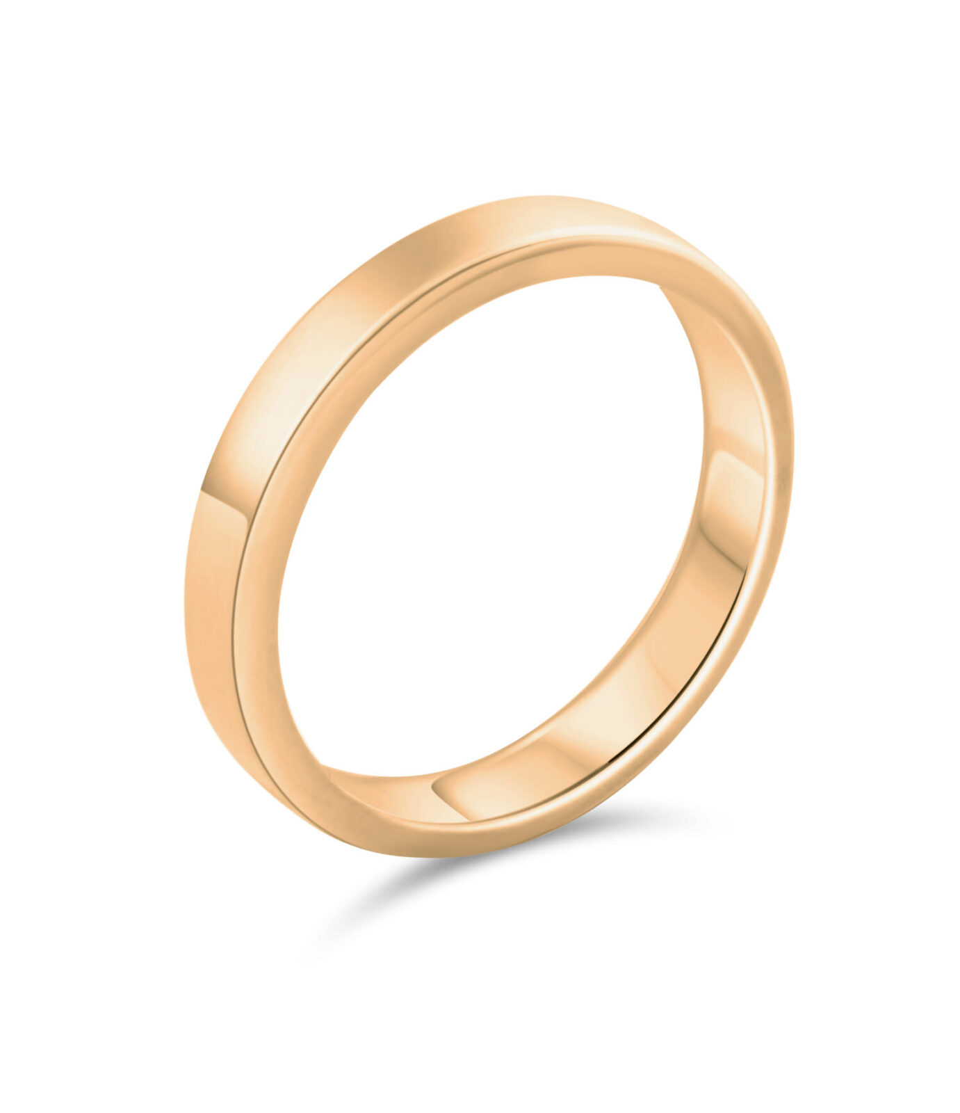 Vigselring Unda, 4mm, rött guld