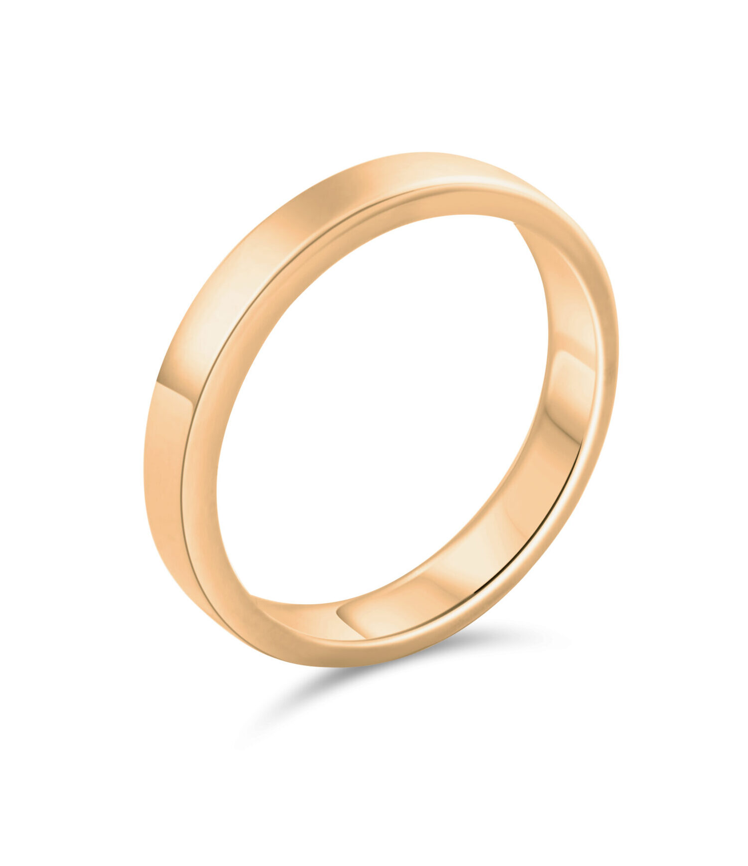 Vigselring Unda, 4mm, rött guld Vigselring Unda, 4mm, rött guld